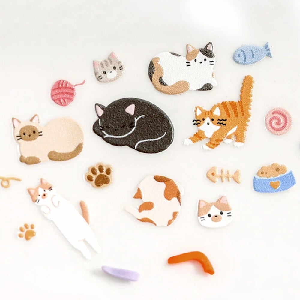 BGM Icing Seal Embossed Sticker Vol.2 - Cat Days