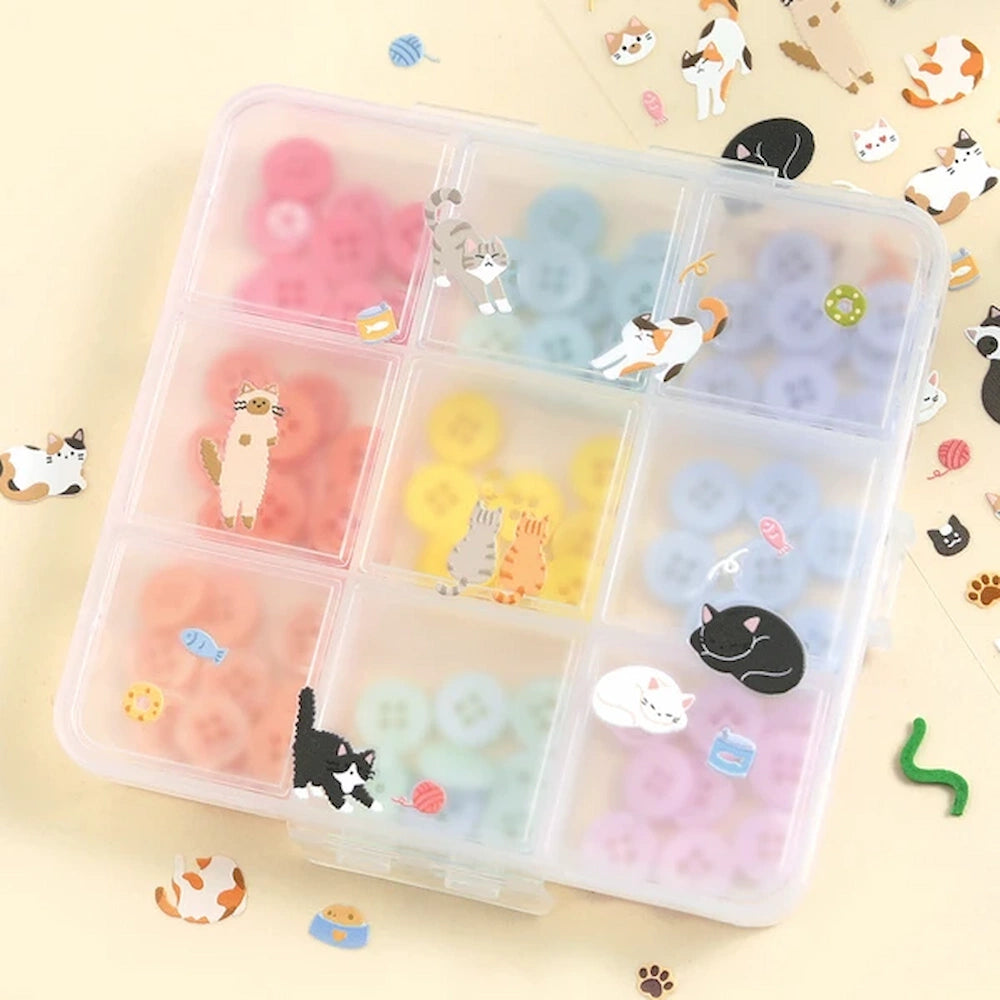 BGM Icing Seal Embossed Sticker Vol.2 - Cat Days