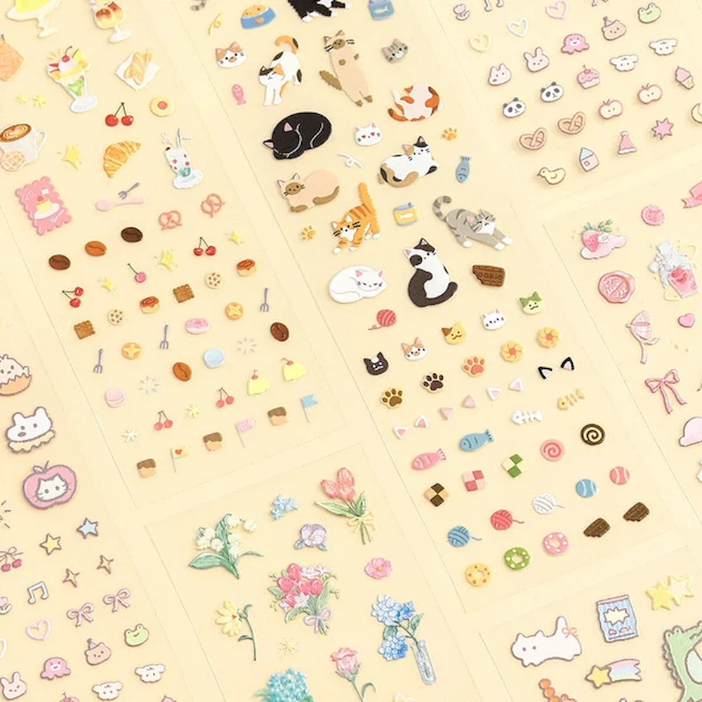 BGM Icing Seal Embossed Sticker Vol.2 - Cat Days