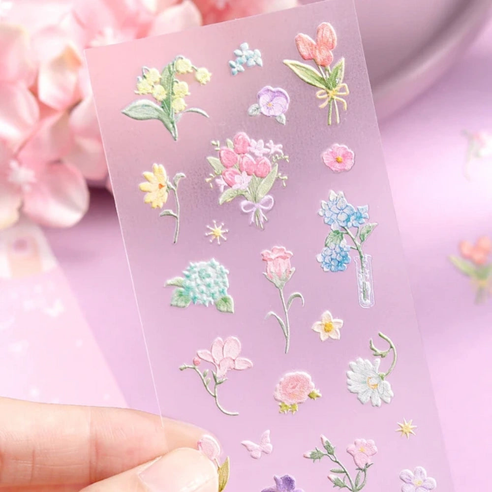 BGM Icing Seal Embossed Sticker Vol.2 - Fluffy Bouquet