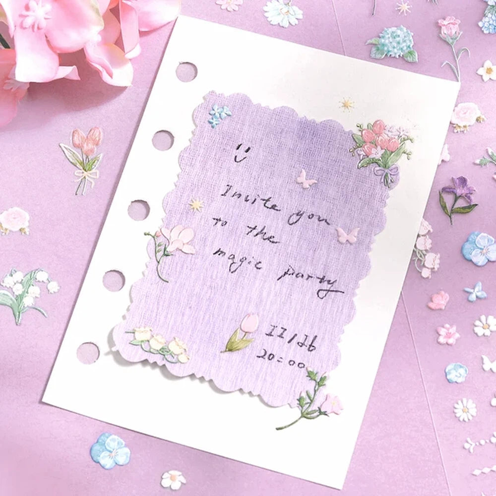 BGM Icing Seal Embossed Sticker Vol.2 - Fluffy Bouquet