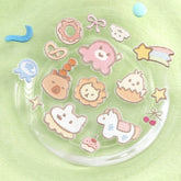 BGM Icing Seal Embossed Sticker Vol.2 - Fluffy Friends - Default Title by Techo Treats Stationery