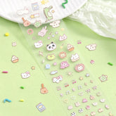 BGM Icing Seal Embossed Sticker Vol.2 - Fluffy Friends - Default Title by Techo Treats Stationery