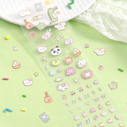 BGM Icing Seal Embossed Sticker Vol.2 - Fluffy Friends
