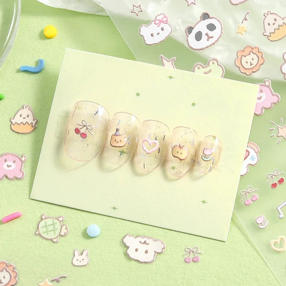 BGM Icing Seal Embossed Sticker Vol.2 - Fluffy Friends