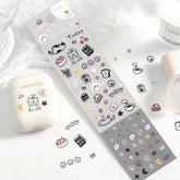 BGM Icing Seal Embossed Sticker Vol.2 - Relaxed Days - Default Title by Techo Treats Stationery