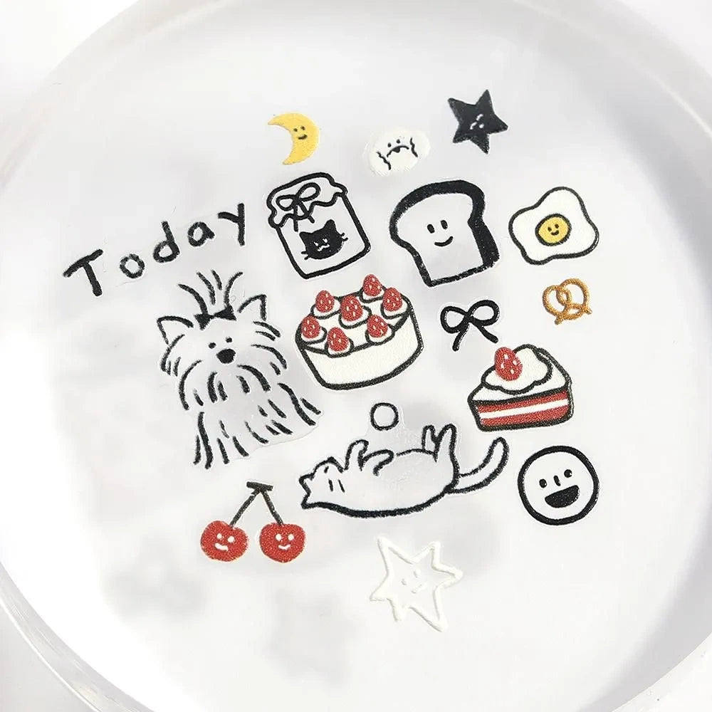 BGM Icing Seal Embossed Sticker Vol.2 - Relaxed Days