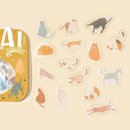 BGM IPPAI Deco Sticker - Full of Cats - Default Title by Techo Treats Stationery