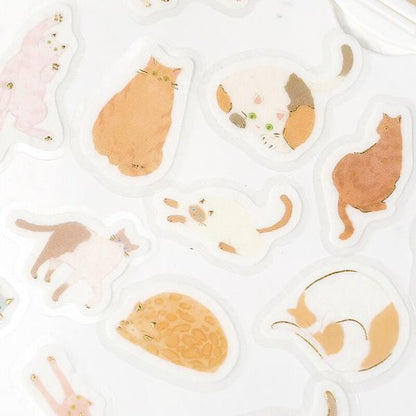 BGM IPPAI Deco Sticker - Full of Cats - Default Title by Techo Treats Stationery