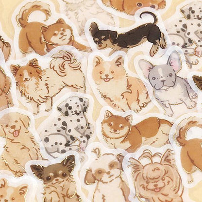 BGM IPPAI Deco Sticker - Full of Dogs - Default Title by Techo Treats Stationery
