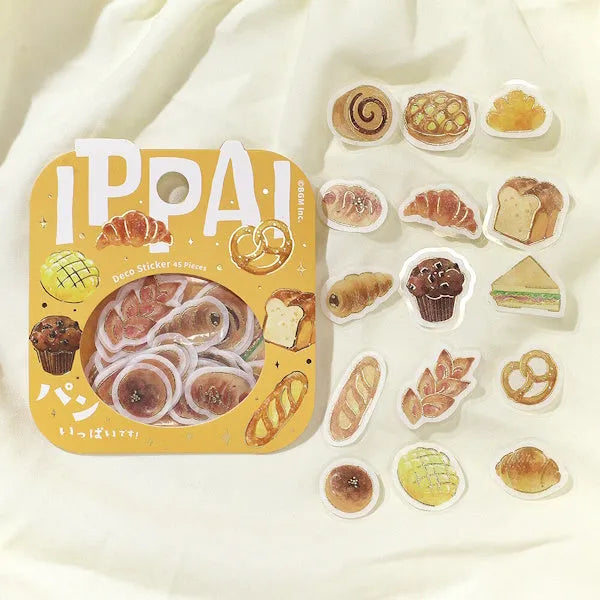 BGM IPPAI Deco Sticker Vol.2 - Full of Bread - Default Title by Techo Treats Stationery