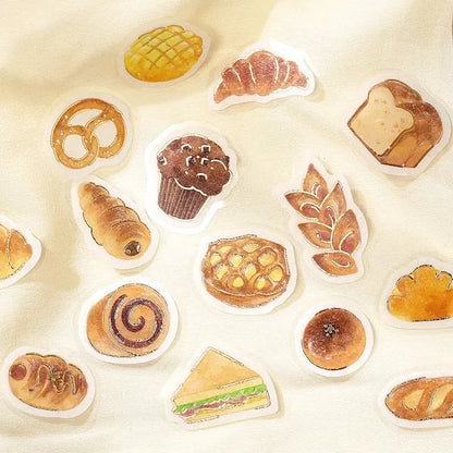 BGM IPPAI Deco Sticker Vol.2 - Full of Bread - Default Title by Techo Treats Stationery