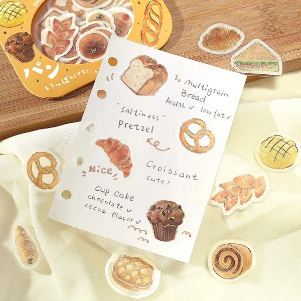 BGM IPPAI Deco Sticker Vol.2 - Full of Bread - Default Title by Techo Treats Stationery