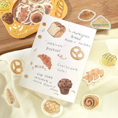 BGM IPPAI Deco Sticker Vol.2 - Full of Bread - Default Title by Techo Treats Stationery