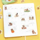 BGM IPPAI Deco Sticker Vol.2 - Full of Capybaras - Default Title by Techo Treats Stationery