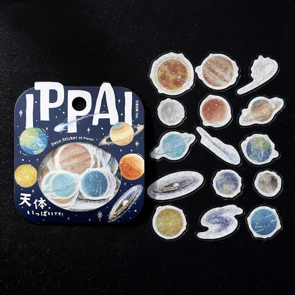BGM IPPAI Deco Sticker Vol.2 - Full of Celestial Bodies - Default Title by Techo Treats Stationery