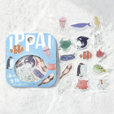 BGM IPPAI Deco Sticker Vol.2 - Full of Sea Life - Default Title by Techo Treats Stationery