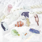 BGM IPPAI Deco Sticker Vol.2 - Full of Sea Life - Default Title by Techo Treats Stationery