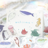 BGM IPPAI Deco Sticker Vol.2 - Full of Sea Life - Default Title by Techo Treats Stationery