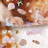 BGM IRIDE Aurora Foil Clear Sticker Vol.1 - Bear - Default Title by Techo Treats Stationery