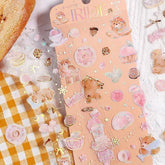 BGM IRIDE Aurora Foil Clear Sticker Vol.1 - Bear - Default Title by Techo Treats Stationery