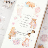 BGM IRIDE Aurora Foil Clear Sticker Vol.1 - Bear - Default Title by Techo Treats Stationery