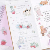 BGM IRIDE Aurora Foil Clear Sticker Vol.1 - Cat - Default Title by Techo Treats Stationery