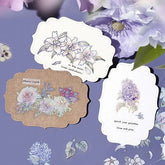 BGM IRIDE Aurora Foil Clear Sticker Vol.1 - Flower Blooming - Default Title by Techo Treats Stationery