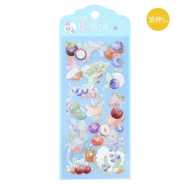 BGM IRIDE Aurora Foil Clear Sticker Vol.1 - Fruits - Default Title by Techo Treats Stationery