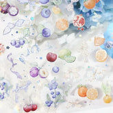 BGM IRIDE Aurora Foil Clear Sticker Vol.1 - Fruits - Default Title by Techo Treats Stationery