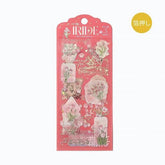 BGM IRIDE Aurora Foil Clear Sticker Vol.1 - Language of Flowers - Default Title by Techo Treats Stationery