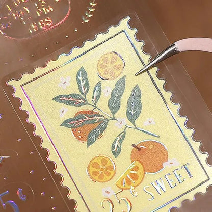 BGM IRIDE Aurora Foil Clear Sticker Vol.1 - Post Office - Default Title by Techo Treats Stationery