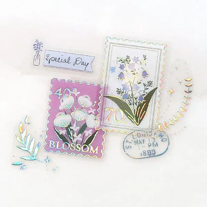 BGM IRIDE Aurora Foil Clear Sticker Vol.1 - Post Office - Default Title by Techo Treats Stationery