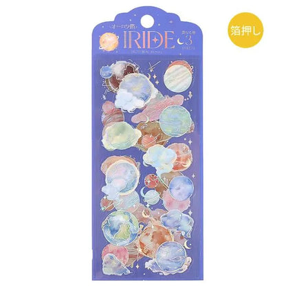 BGM IRIDE Aurora Foil Clear Sticker Vol.1 - Universe - Default Title by Techo Treats Stationery