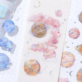 BGM IRIDE Aurora Foil Clear Sticker Vol.1 - Universe - Default Title by Techo Treats Stationery