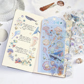 BGM IRIDE Aurora Foil Clear Sticker Vol.2 - Ocean - Default Title by Techo Treats Stationery