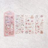 BGM IRIDE Aurora Foil Clear Sticker Vol.2 - Rabbit - Default Title by Techo Treats Stationery