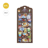 BGM IRIDE Aurora Foil Clear Sticker Vol.3 - Cafe A La Mode - Default Title by Techo Treats Stationery