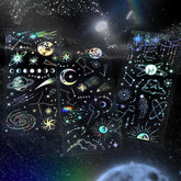 BGM IRIDE Aurora Foil Clear Sticker Vol.3 - Galaxy - Default Title by Techo Treats Stationery