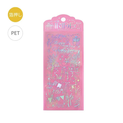 BGM IRIDE Aurora Foil Clear Sticker Vol.3 - Gifts - Default Title by Techo Treats Stationery