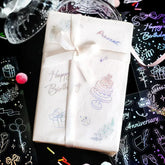 BGM IRIDE Aurora Foil Clear Sticker Vol.3 - Gifts - Default Title by Techo Treats Stationery