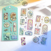 BGM IRIDE Aurora Foil Clear Sticker Vol.3 - Stained Glass - Default Title by Techo Treats Stationery