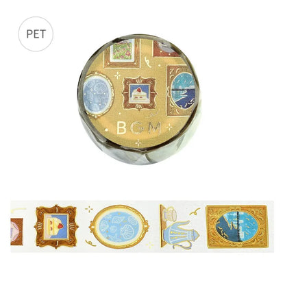 BGM LIFE Series Foil-stamped Clear Tape 20mm - Decorative Painting