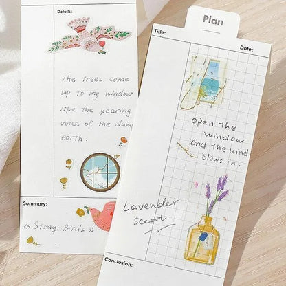 BGM LIFE Series Foil-stamped Clear Tape 20mm - Flower Vase - Default Title by Techo Treats Stationery