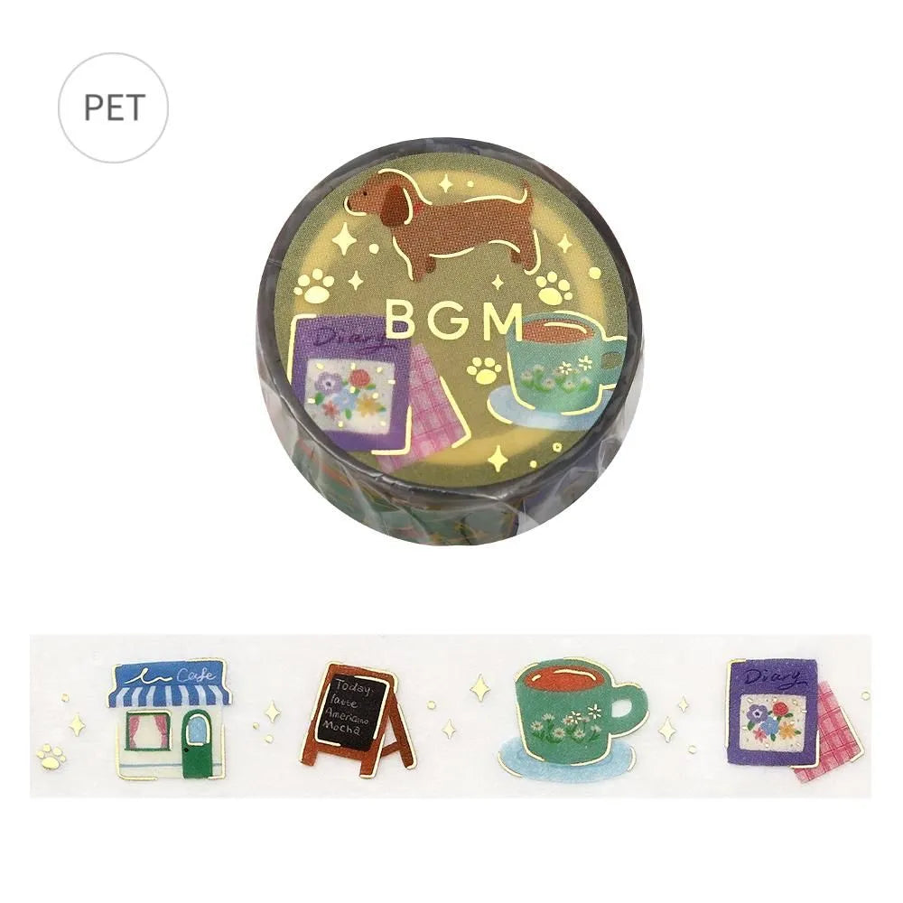 BGM LIFE Series Foil-stamped Clear Tape 20mm - Little Days