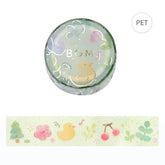 BGM LIFE Series Foil-stamped Clear Tape 20mm - Melody - Default Title by Techo Treats Stationery