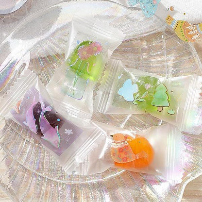 BGM LIFE Series Foil-stamped Clear Tape 20mm - Ocean - Default Title by Techo Treats Stationery
