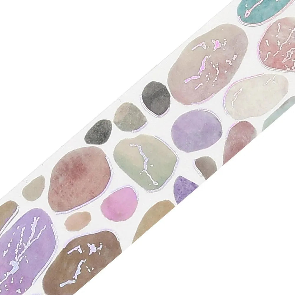 BGM LIFE Series Foil-stamped Clear Tape 20mm - Pebble