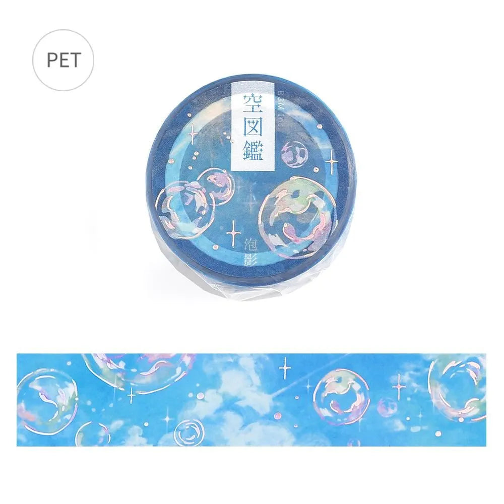 BGM LIFE Series Foil-stamped Clear Tape 20mm - Sky Encyclopaedia