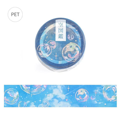 BGM LIFE Series Foil-stamped Clear Tape 20mm - Sky Encyclopaedia